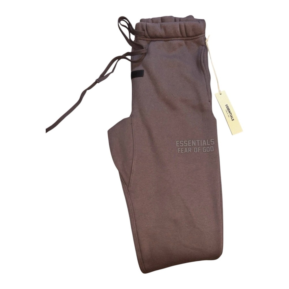Fear Of God Essentials Plum Relaxed Sweats  Brand New With Tags